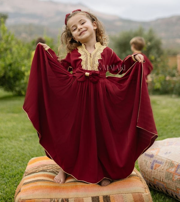 Caftan Princess Bordeaux