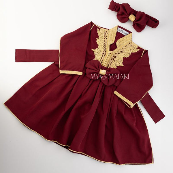 Caftan Princess Bordeaux